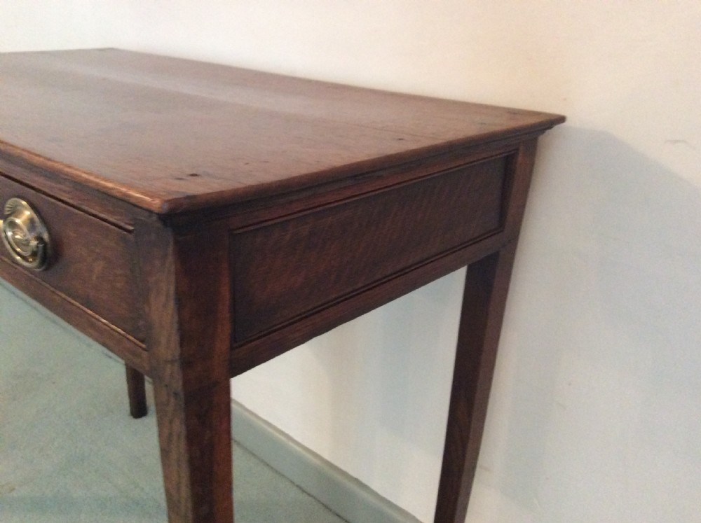 A Georgian oak side table View IV