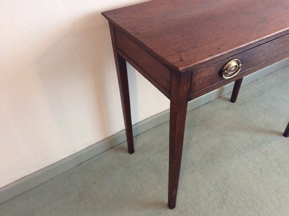 A Georgian oak side table View VI