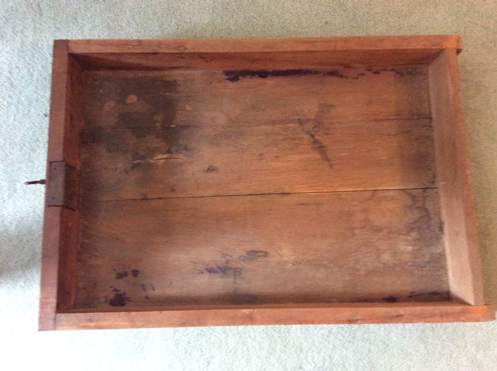 A 19thC French cherry writing table View IX
