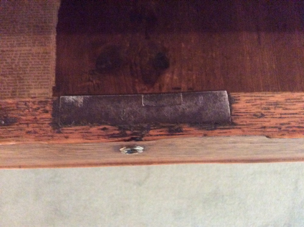 A Georgian oak lowboy View V