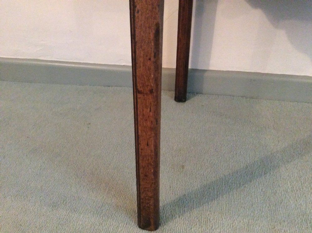 A Georgian oak lowboy View VIII
