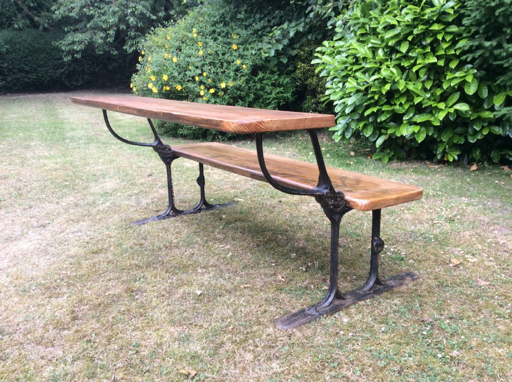 A Victorian metamorphic bench table