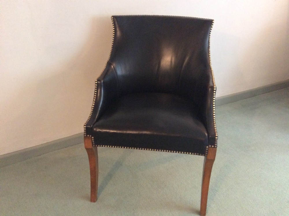An Italian design Deco desk chair View IV