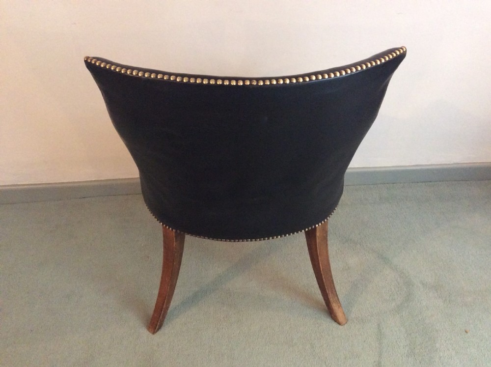 An Italian design Deco desk chair View V