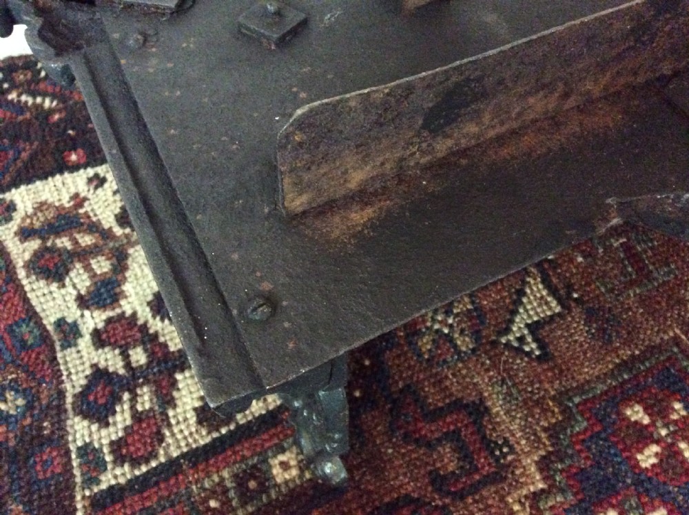 A large ornate Victorian cast iron fender View XIV