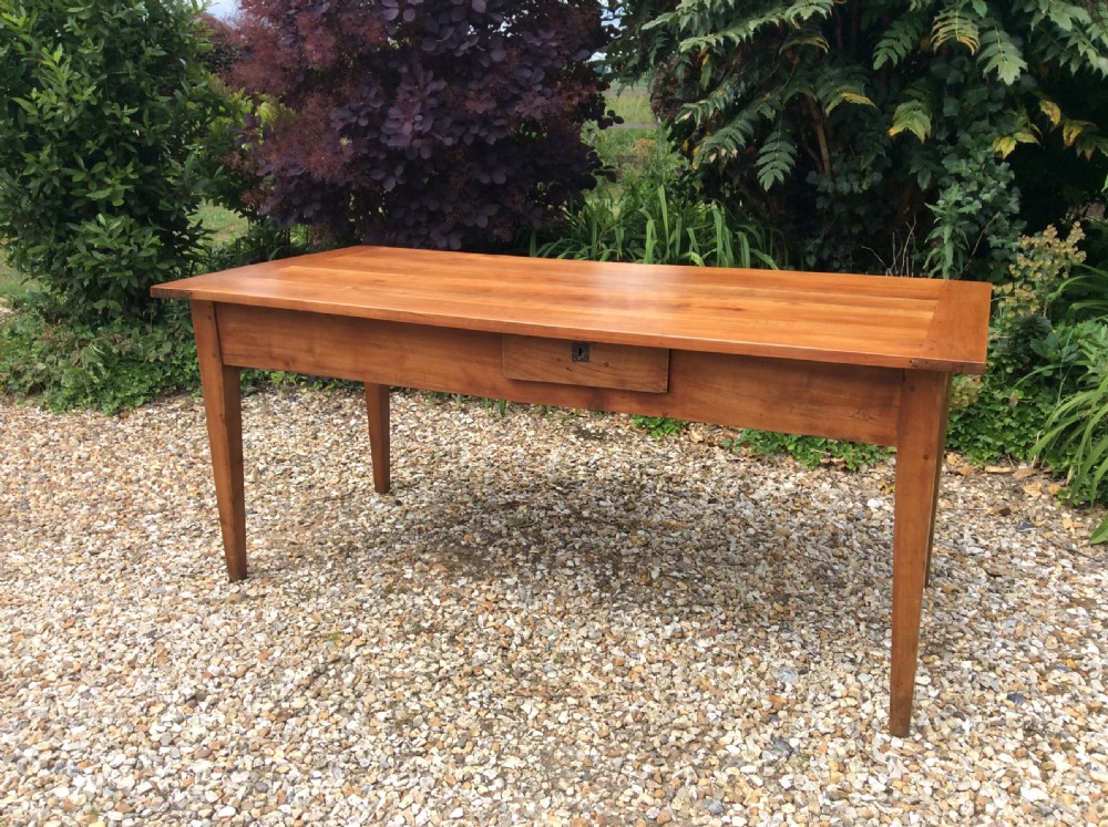 An all cherry wood French farmhouse table