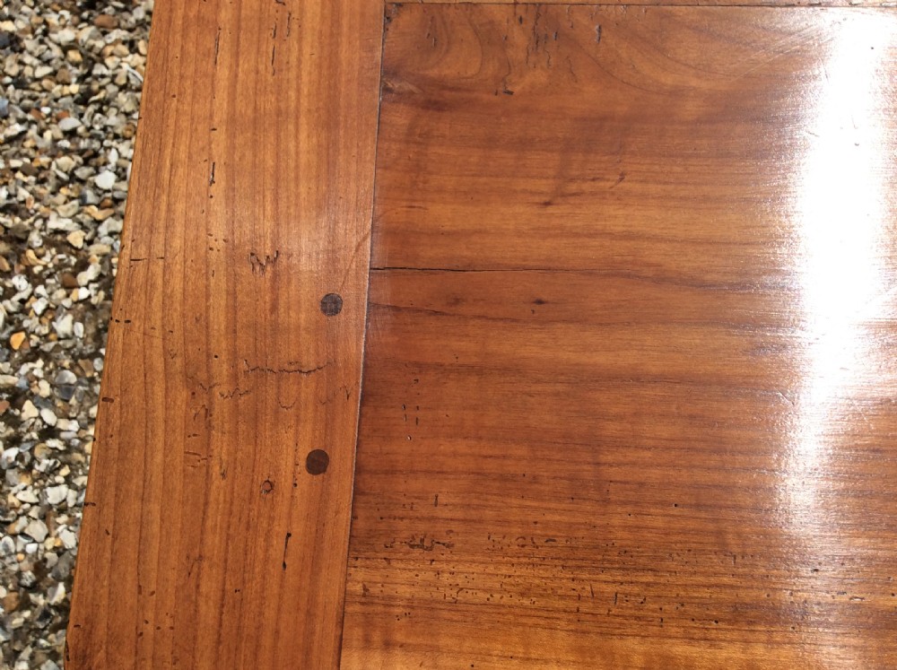 An all cherry wood French farmhouse table View V