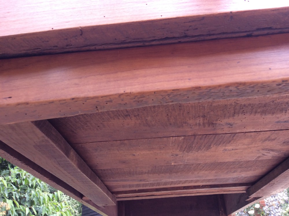An all cherry wood French farmhouse table View X