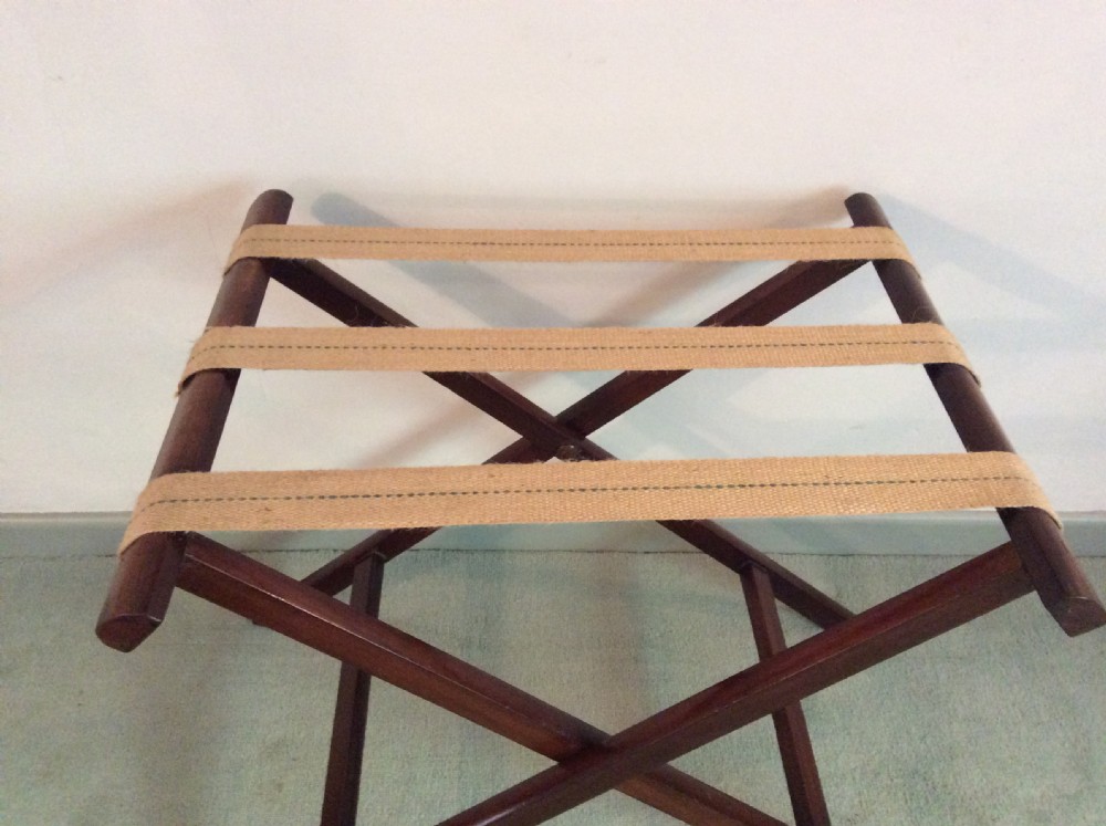 A 19thC mahogany butlers tray lamp table View IX