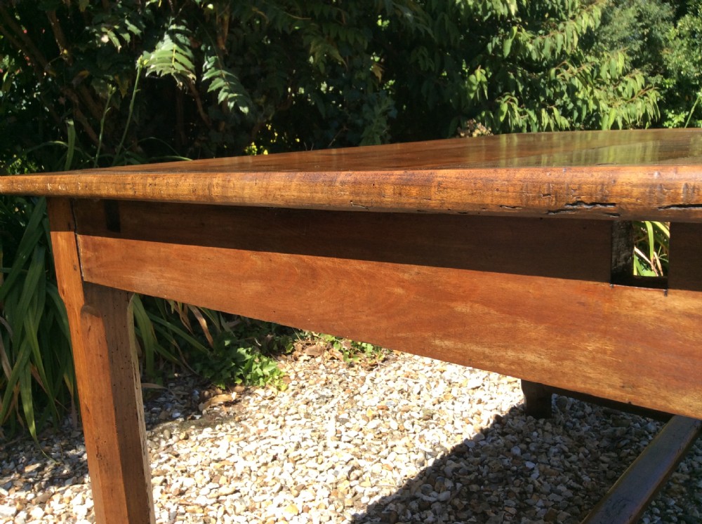 A French cherry extendable table View VI