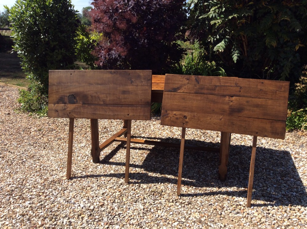 A French cherry extendable table View VII
