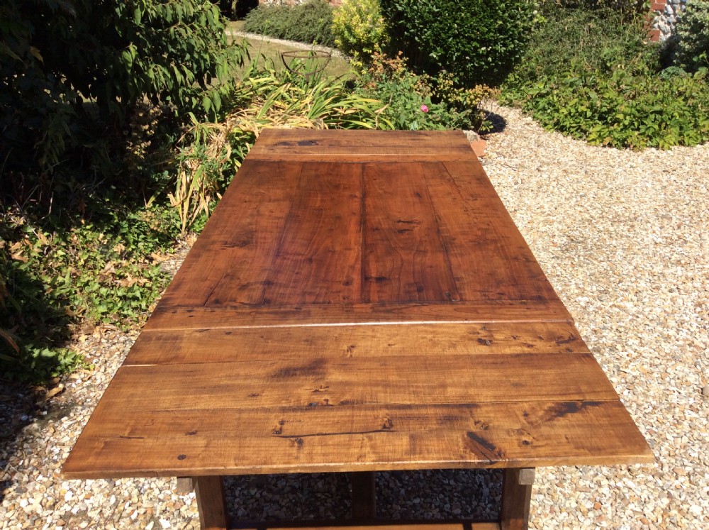 A French cherry extendable table View VIII