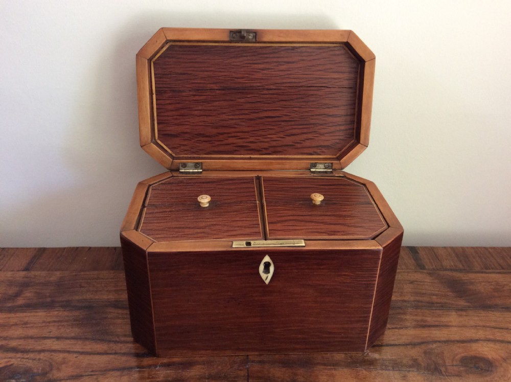 A Regency partridgewood tea caddy View II