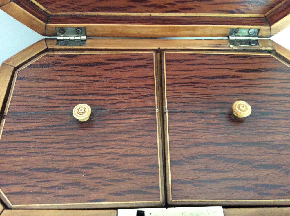 A Regency partridgewood tea caddy View III