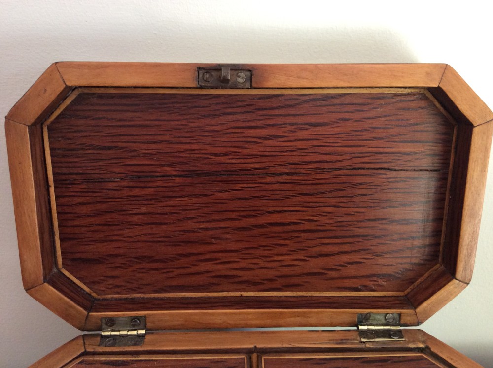 A Regency partridgewood tea caddy View VII