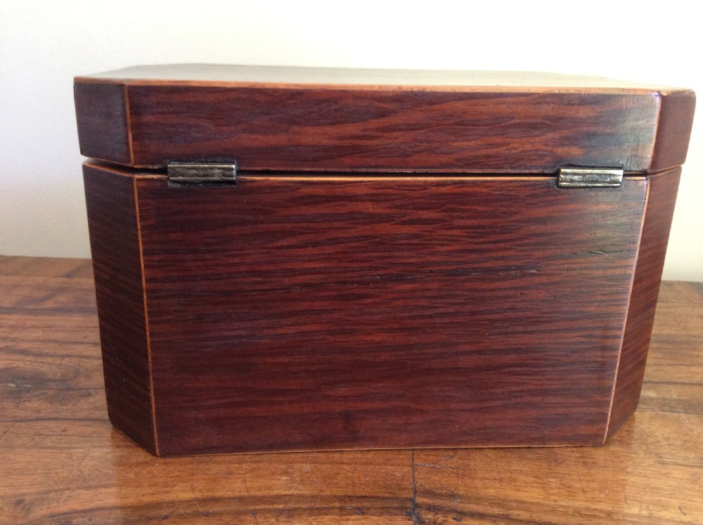 A Regency partridgewood tea caddy View X