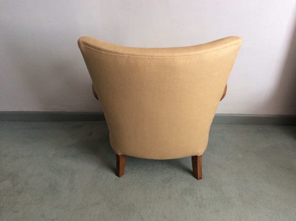 A French Deco period upholstered armchair View IV