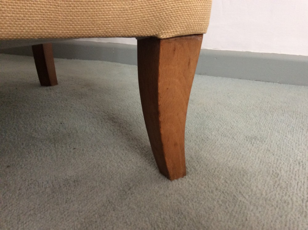 A French Deco period upholstered armchair View V