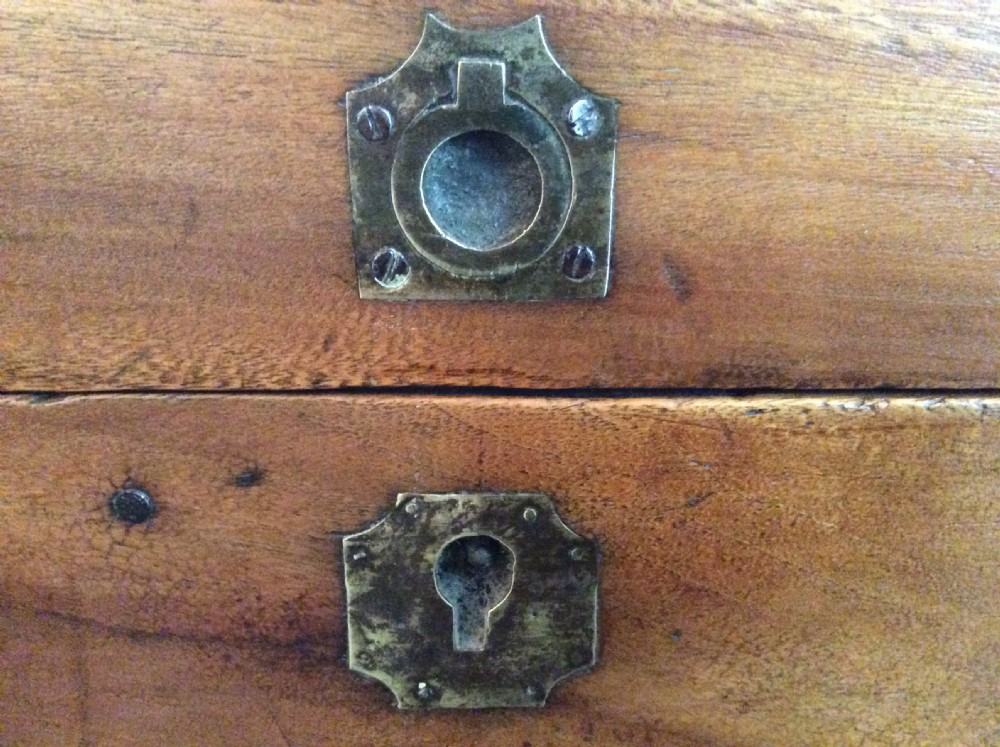 A  small19thC Camphor campaign trunk View II
