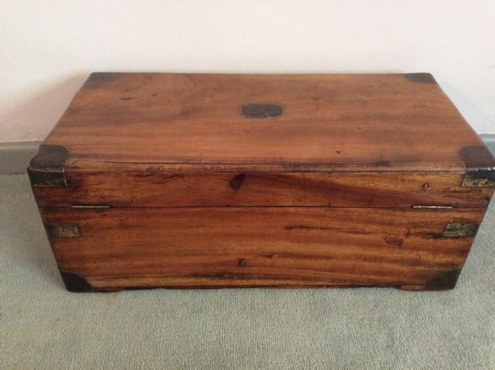 A  small19thC Camphor campaign trunk View III
