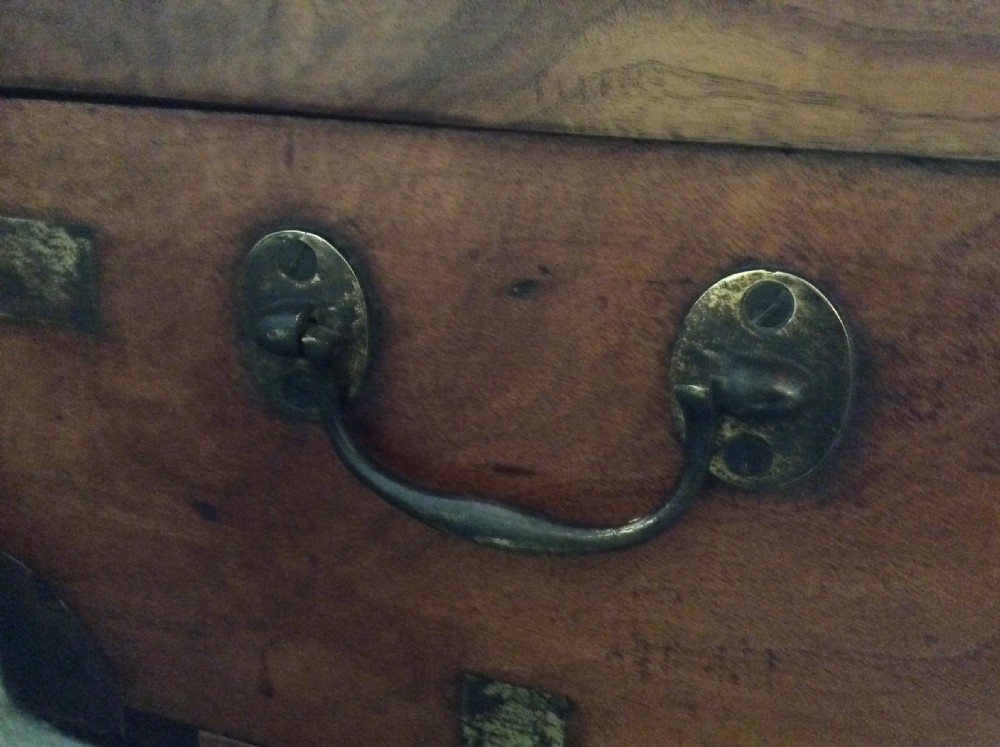 A  small19thC Camphor campaign trunk View V