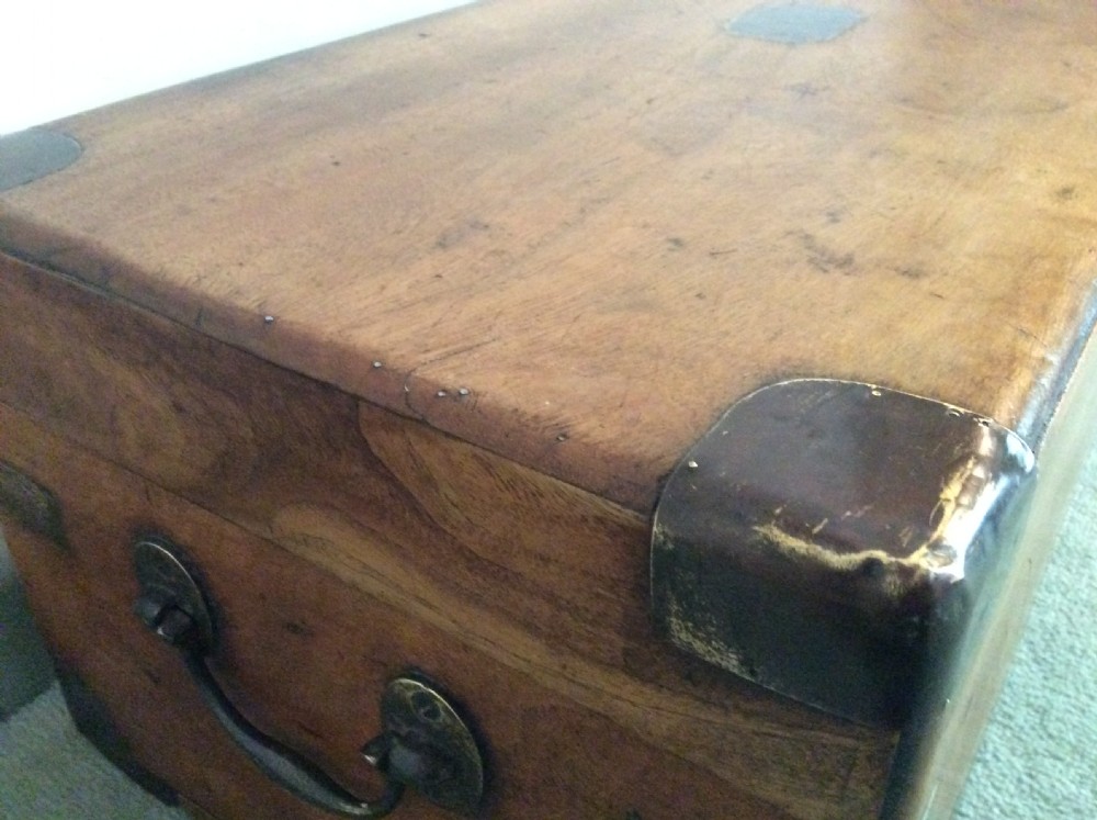 A  small19thC Camphor campaign trunk View VII