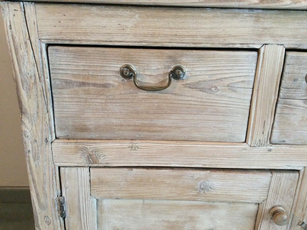 A Georgian pine dresser base View III