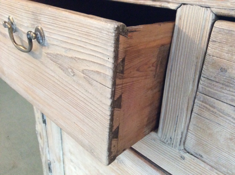 A Georgian pine dresser base View IX