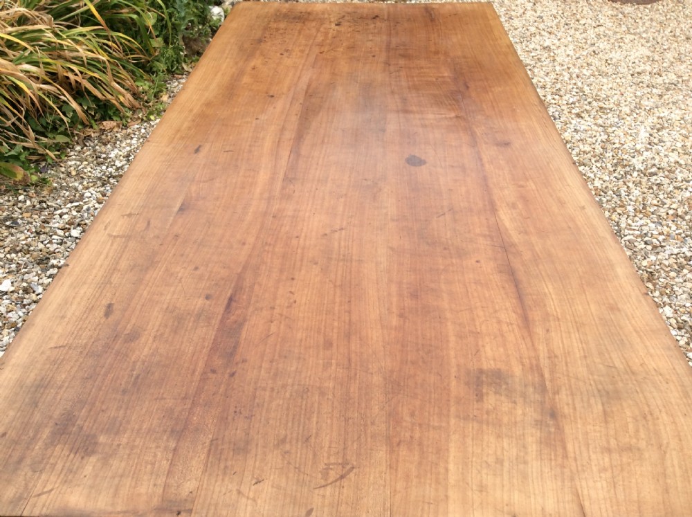 A French two drawer cherry top table View XII