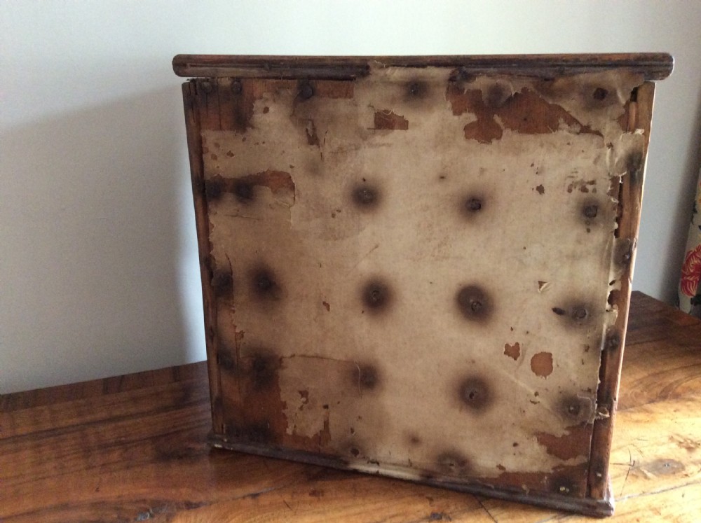 A tramp art miniature chest View V