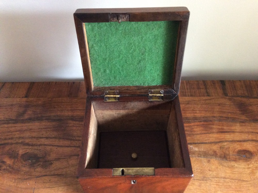 A Georgian Chippendale style single caddy View III