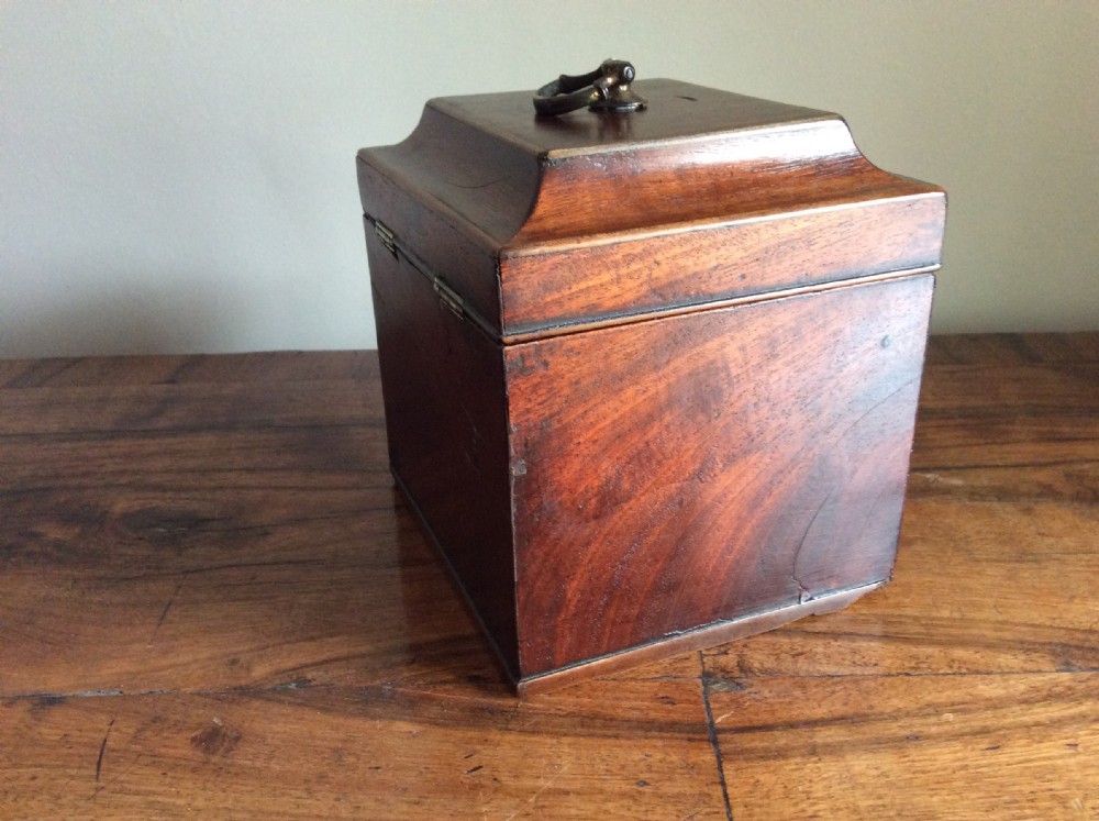 A Georgian Chippendale style single caddy View V