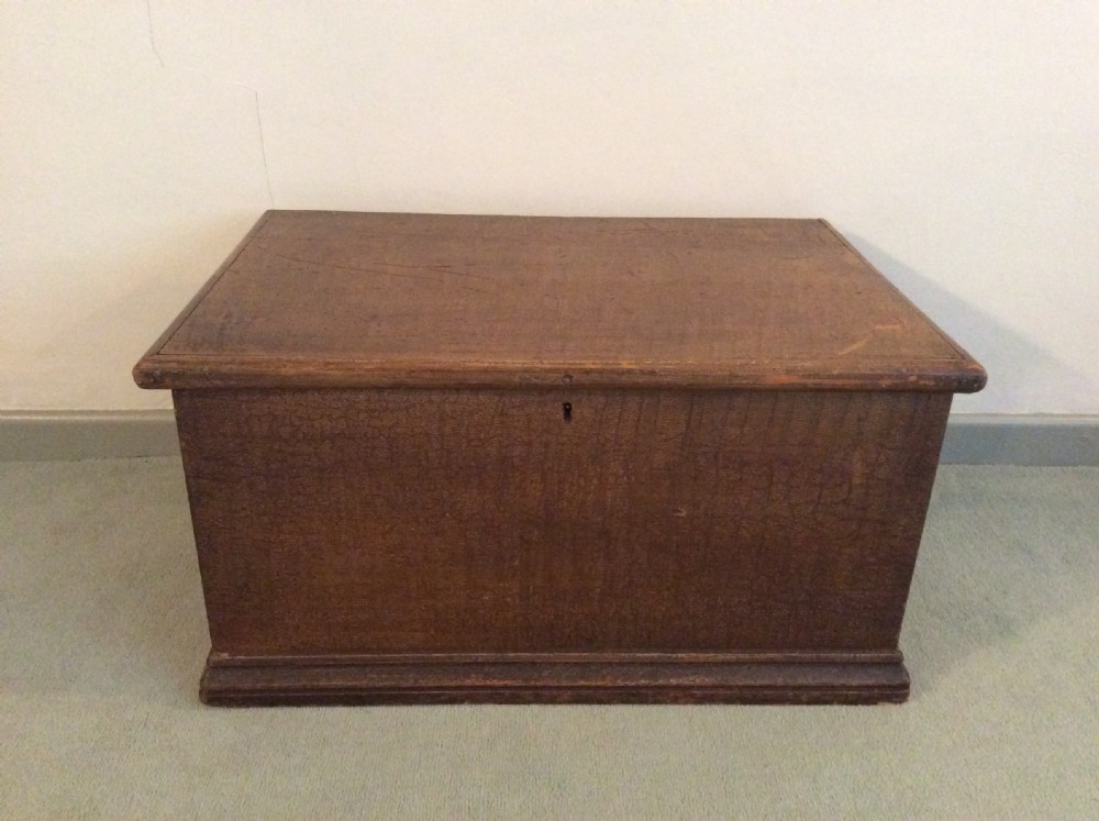 An early 19thC scumble painted trunk View III