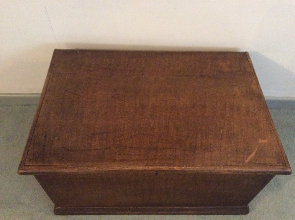An early 19thC scumble painted trunk View V