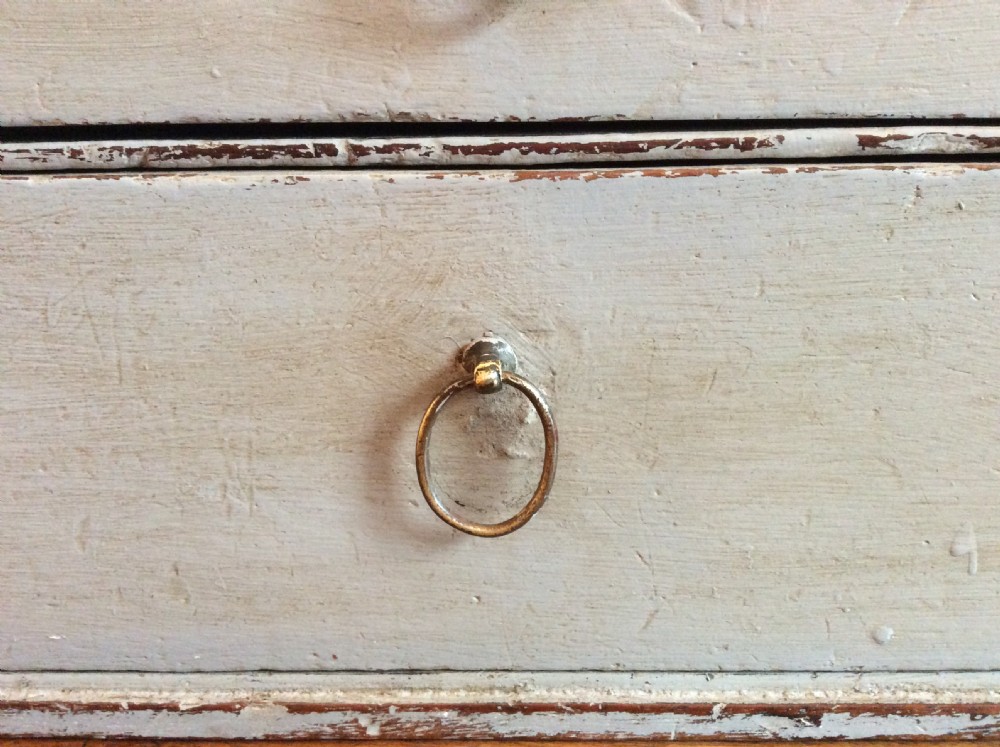 A Georgian table top bank of drawers View III