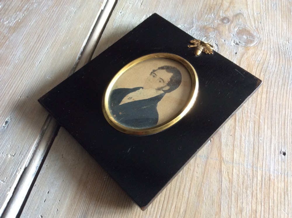 A miniature portrait watercolour View VIII