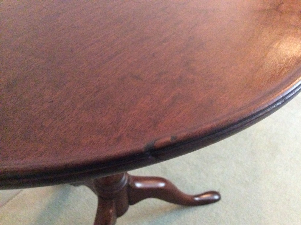 A Georgian dish top tripod wine table View IV