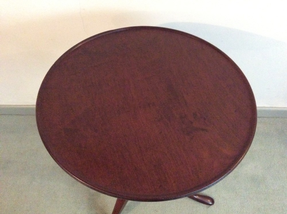 A Georgian dish top tripod wine table View VI