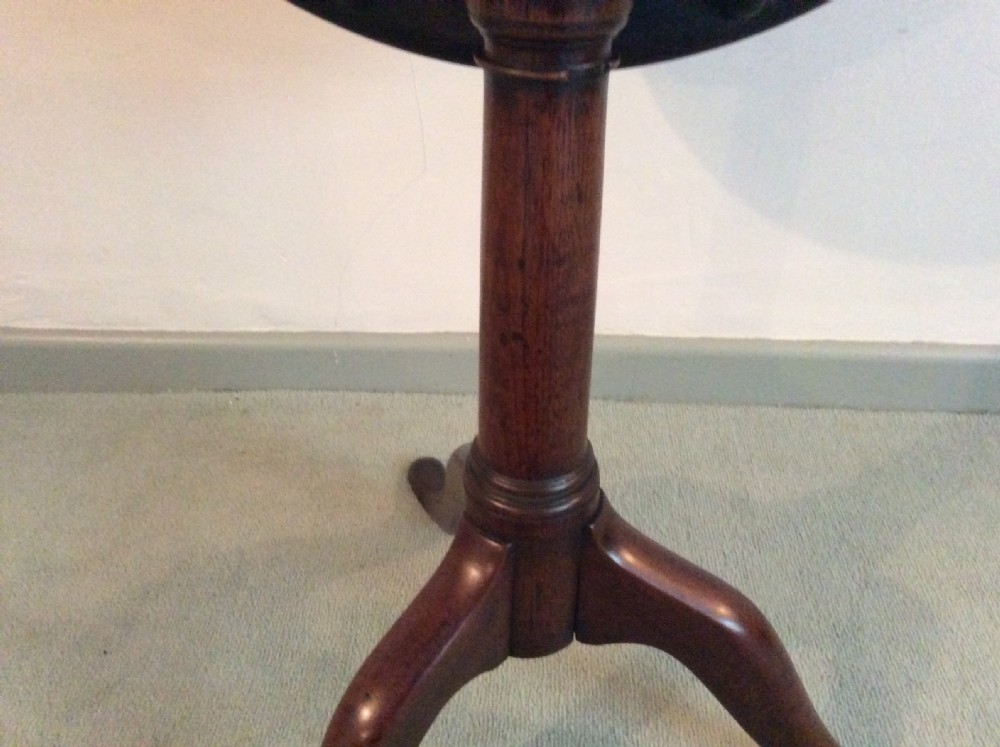 A Georgian dish top tripod wine table View VIII