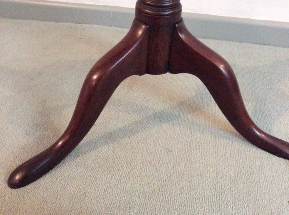 A Georgian dish top tripod wine table View IX