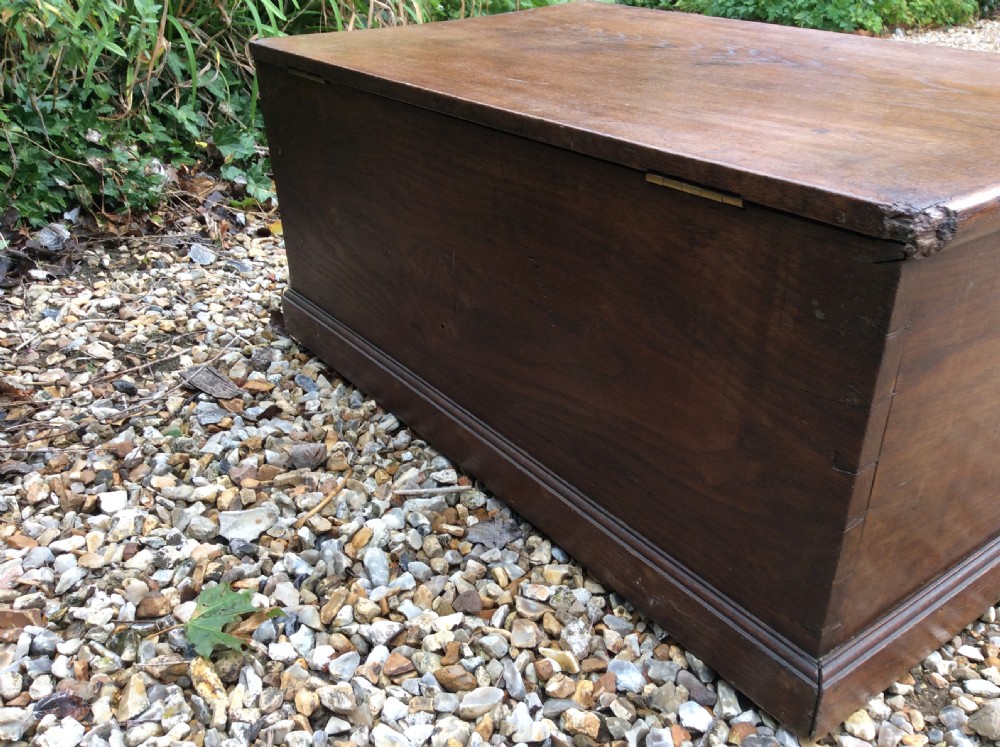 A 19thC oak and elm trunk View VI