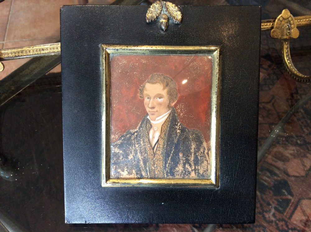 A 19thC miniature portrait