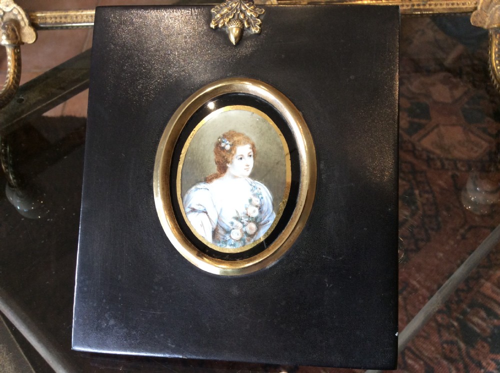 A 19thC miniature portrait View II