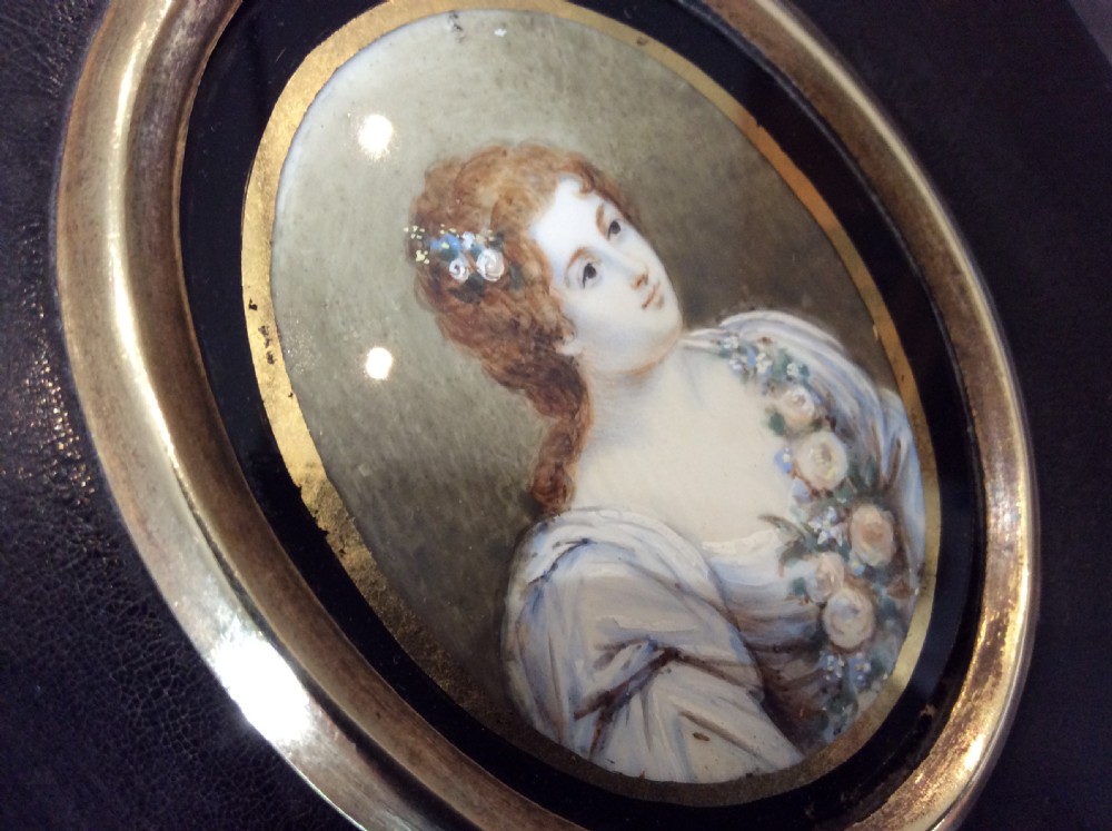 A 19thC miniature portrait View IV