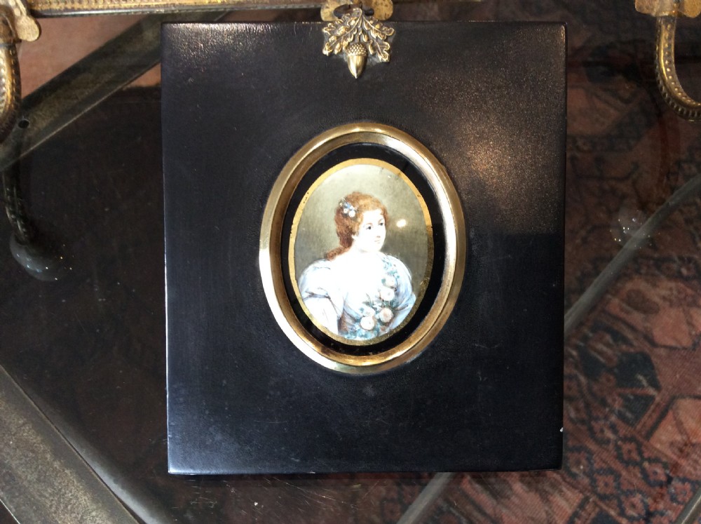 A 19thC miniature portrait View VI