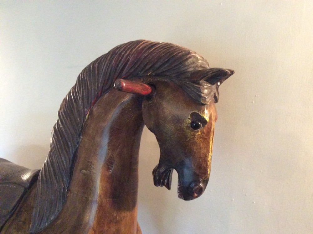 A decorative rocking horse View II