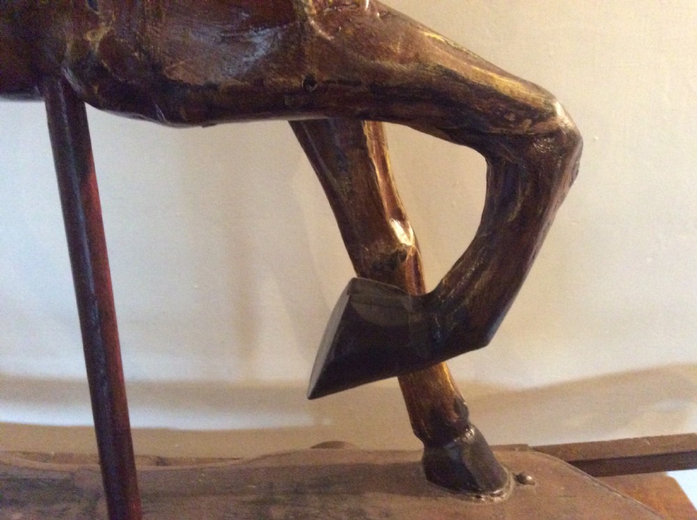 A decorative rocking horse View III