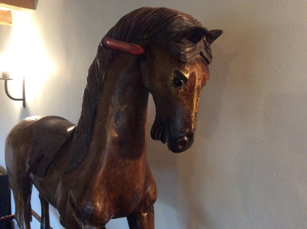 A decorative rocking horse View VII