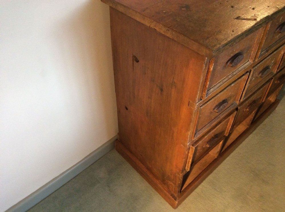 A French apothecary style chest of drawers View V