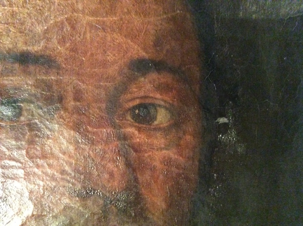 A 19thC large oil portrait  View V